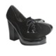 CK Jeans Nell Heeled Oxford Shoes - Suede-Patent Leather (For Women)