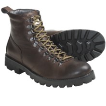 CK Jeans Rick Leather Boots (For Men) in Dark Brown - Closeouts