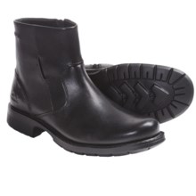 Clarks Brock Boots - Leather (For Men) in Black Leather - Closeouts