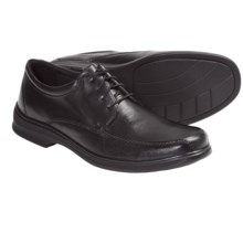 Clarks Euclid 4 Eye Shoes - Leather, Oxfords (For Men) in Black - Closeouts