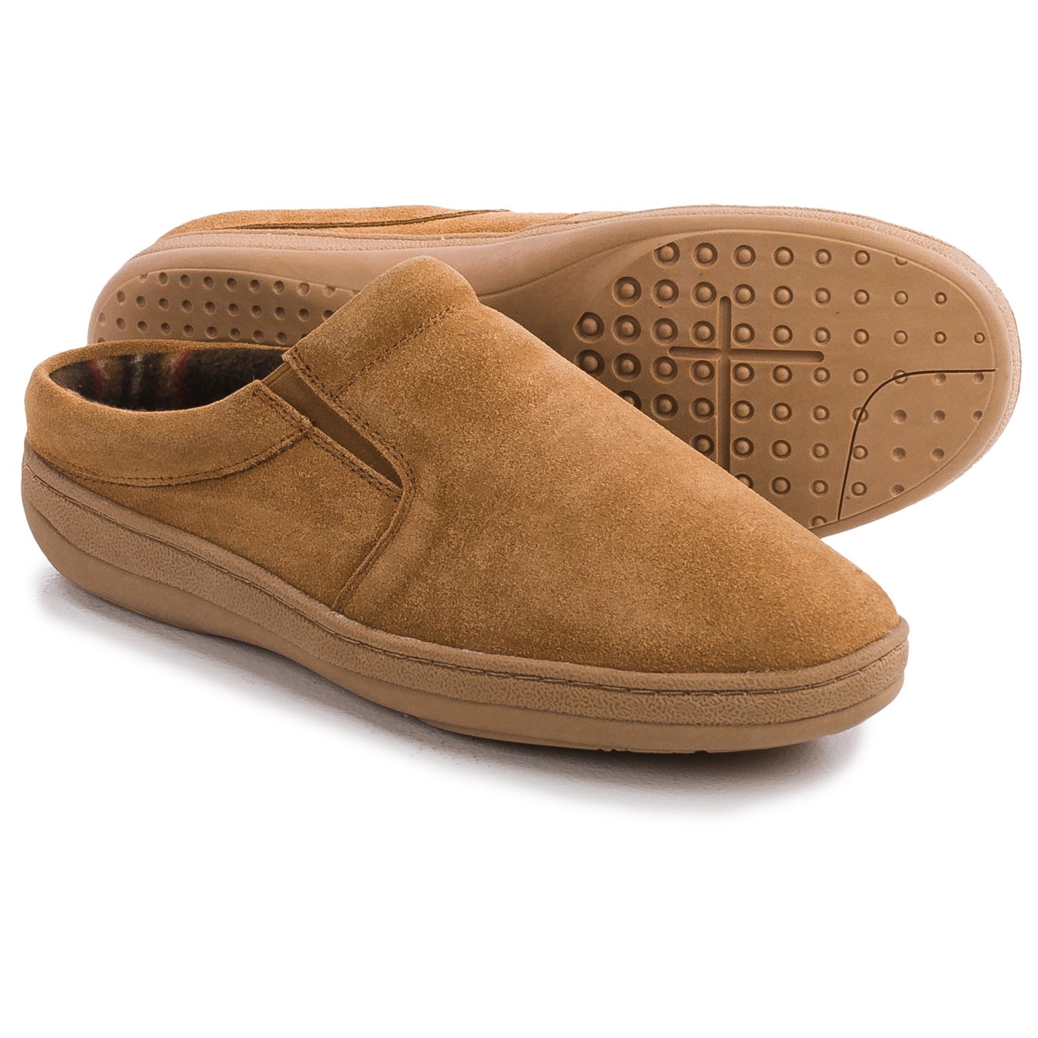 Clarks Fleece-Lined Suede Slippers (For Men) - Save 78%