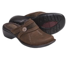 Clarks Mill River Leather Clogs (For Women) in Brown - Closeouts