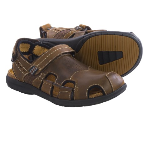 Clarks Un Bryman Bay Leather Sandals For Men