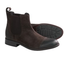 Clarks Wallace Ankle Boots - Suede, Cap Toe (For Men) in Brown - Closeouts