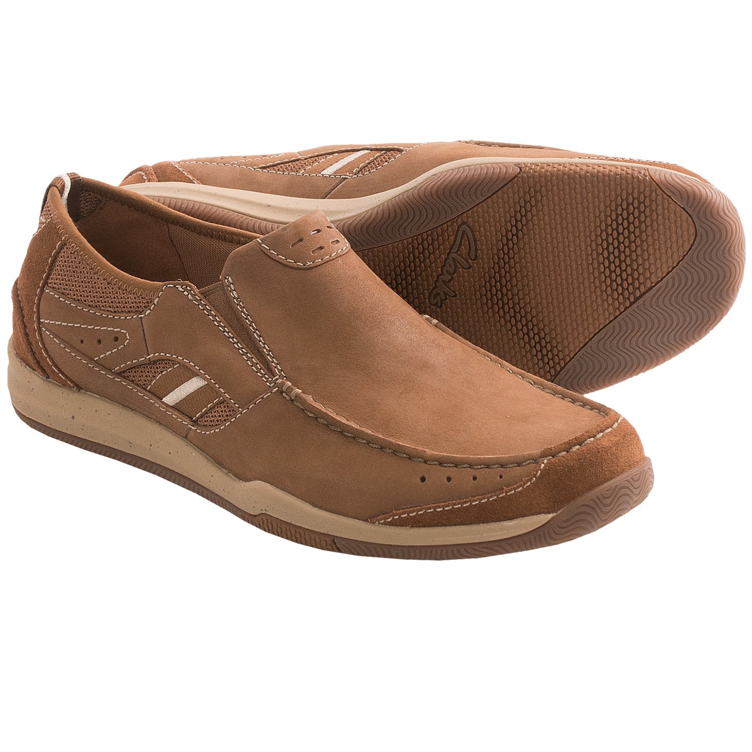clarks waterproof slip on shoes