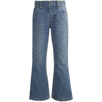 Classic Denim Elastic-Waist Jeans - Bootcut Leg (For Boys) in Light Blue
