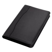Clava Legal Zip Padfolio - Leather in Black - Closeouts