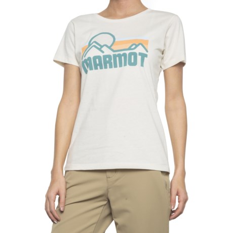 Marmot Coastal T-Shirt - Short Sleeve (For Women) - NEW TURTLEDOVE HEATHER (XS )