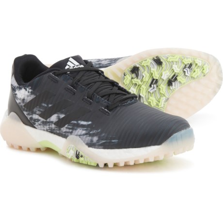 Adidas CodeChaos Golf Shoes - Waterproof (For Men) - CORE BLACK (7 )