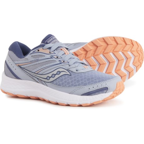 Saucony Cohesion 13 Running Shoes (For Women) - Mist/Melon (8 )