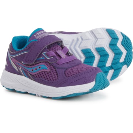 Saucony Cohesion 14 A/C Running Shoes (For Toddler Girls) - PURPLE (10T )