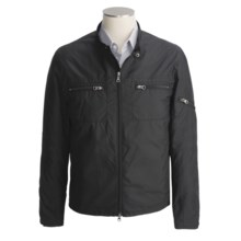 Cole Haan Moto Jacket - Lightweight (For Men) in Black - Closeouts