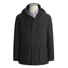 Cole Haan Multi-Pocket Duffle Coat (For Men) in Black - Closeouts