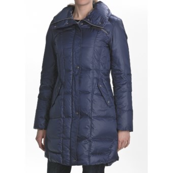 Cole Haan Travel Packable Down Coat - Oversized Collar (For Women)