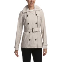 Cole Haan Water-Resistant Hooded Jacket (For Women) in White - Closeouts