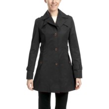 Cole Haan Water-Resistant Trench Jacket (For Women) in Black - Closeouts