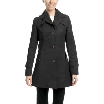 Cole Haan Water-Resistant Trench Jacket (For Women) in Black