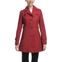Cole Haan Water-Resistant Trench Jacket (For Women) in Red - Closeouts