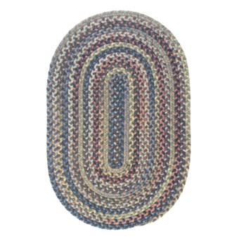 Colonial Mills Augusta Oval Rug - Wool, 8x11' in Dusk