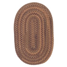 Colonial Mills Augusta Oval Rug - Wool, 8x11' in Russet - Closeouts