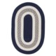 Colonial Mills Brookside Banded Oval Rug - Indoor-Outdoor, 3x5'
