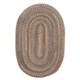 Colonial Mills Millworks Oval Rug - Braided Wool, 3x5’