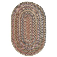 50%OFF ミディアムラグ（5×7） コロニアルミルズMillworksオーバルラグ - 編組ウール、5x8」 Colonial Mills Millworks Oval Rug - Braided Wool 5x8'画像