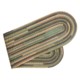 Colonial Mills Thimbleberries Garden Grove Oval Floor Runner - 2x8'