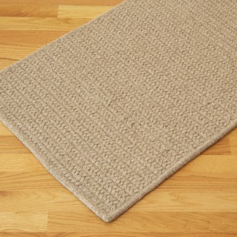 Colonial Mills True Natural Rectangular Rug - 5x7', Wool in Natural