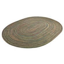 Colonial Mills Twilight Braided Rug - 42x66", Reversible in Twilight/Palm - Closeouts