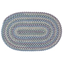 Colonial Mills Vienna Oval Rug- 8x10' in Blue - Closeouts