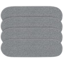 Colonial Mills Wool Blend Stair Treads - Set of 4, 8x28" in Grey - Overstock