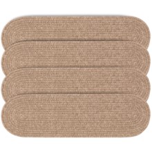 Colonial Mills Wool Blend Stair Treads - Set of 4, 8x28" in Taupe - Overstock