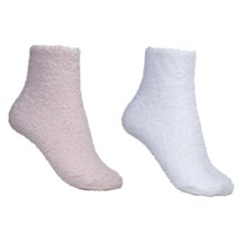 Colorado Clothing Chenille Solid Ankle Socks - 2-Pack (For Women) in White/Cotton Candy - Closeouts