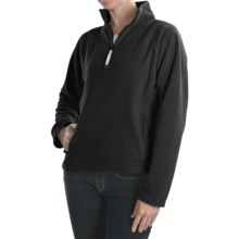 Colorado Clothing Microfleece Pullover - Heavyweight, Zip Neck  (For Women) in Black - Closeouts