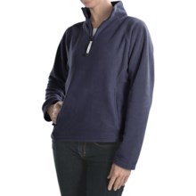 Colorado Clothing Microfleece Pullover - Heavyweight, Zip Neck  (For Women) in Navy - Closeouts