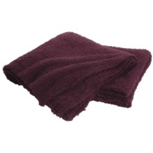 Colorado Clothing Shaggy Chic Chenille Throw Blanket- 60x70” in Vino - Closeouts