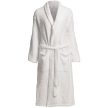 Colorado Clothing Shaggy Chic Wrap Robe - Shawl Collar (For Women) in Spa White - Closeouts