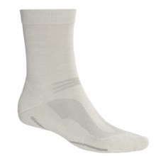 Columbia Footwear City Dweller Socks - Lightweight, Mini-Crew (For Men) in Sea Salt/Monument - Closeouts