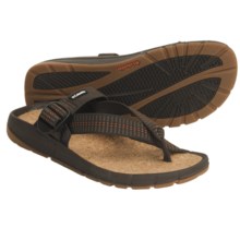 Columbia Footwear Whiprey Flip Sandals - Nubuck (For Men) in Buffalo/Burnt Orange - Closeouts