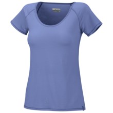 Columbia Layer First Shirt - UPF 15, Short Sleeve (For Women) in Bluestreak/Velvet Morning - Closeouts
