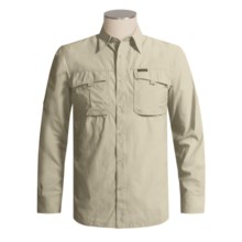 Columbia Silver Ridge Shirt - Long Sleeve (For Men) in Fossil - Closeouts