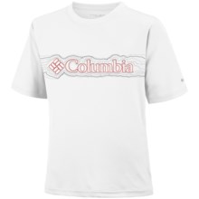 Columbia Sportswear Adventure Land Graphic T-Shirt - UPF 30, Short Sleeve (For Youth Boys) in White Topography - Closeouts