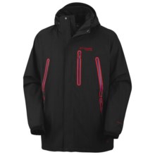 Columbia Sportswear Aerial Arson Omni-Heat® Shell Jacket - Waterproof (For Men) in Black Slub - Closeouts