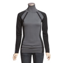 Columbia Sportswear Alpine Ice Turtleneck - Long Sleeve (For Women) in Grill/Black - Closeouts