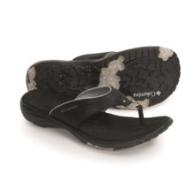 ... Sportswear Anjela Sandals - Thongs (For Women) in Black - Closeouts