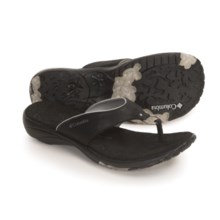 Columbia Sportswear Anjela Sandals - Thongs (For Women) in Black - Closeouts