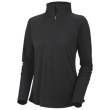 Columbia Sportswear Anytime Shirt - UPF 50, Zip Neck, Long Sleeve (For Women) in Black/Grill - Closeouts