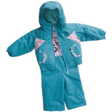 Columbia Sportswear Arctic Andrea Bib Snow Pants and Jacket - Insulated, Reversible (For Infants) in Dark Laurel - Closeouts
