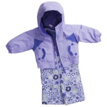 Columbia Sportswear Arctic Andrea Bib Snow Pants and Jacket - Insulated, Reversible (For Infants) in Sweet Pea - Closeouts